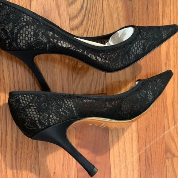 Anne Klein Lace Heel - Black - BNWT - Picture 8 of 10